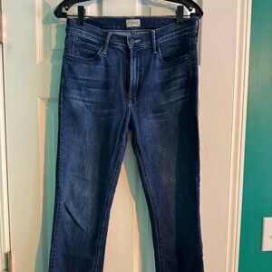 Mother Denim Size 28 The Midrise Dazzler Ankle in Heirloom